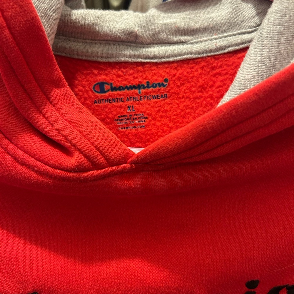 Champion Red Hoodie - Picture 2 of 5